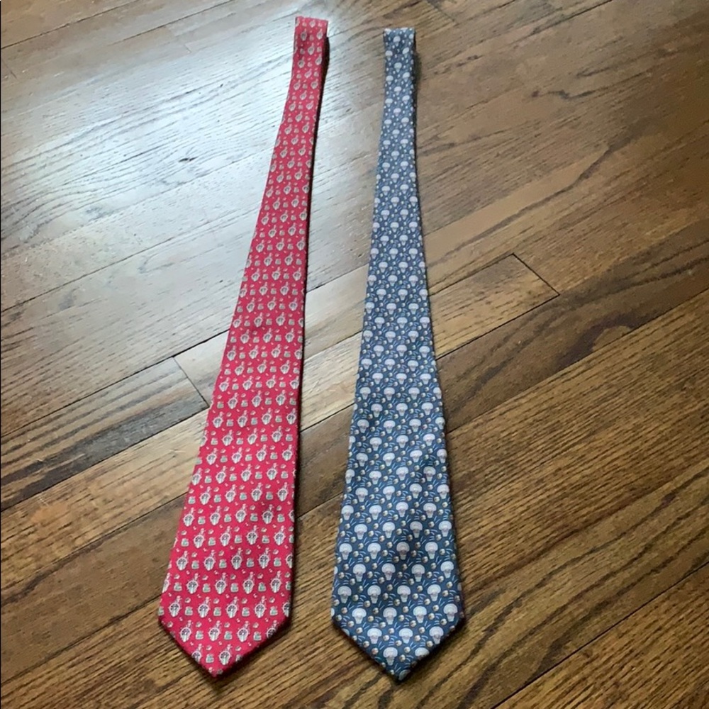 Set of Two Vineyard Vines Classic Ties